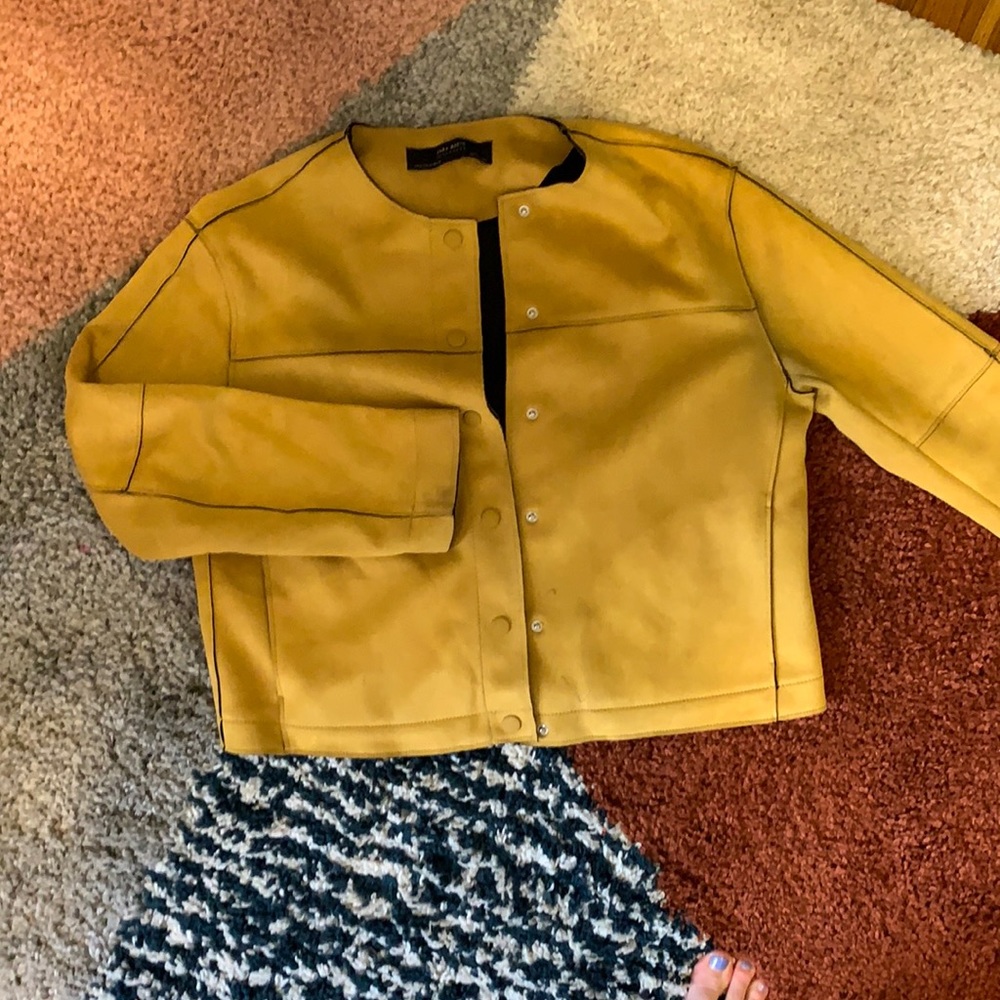 Zara mustard jacket